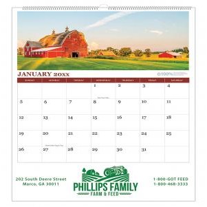 Farm Life Wall Calendar