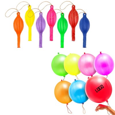 Fun Punching Balloons With Rubber Band