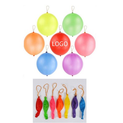 18" Latex Colorful Punch Balloon