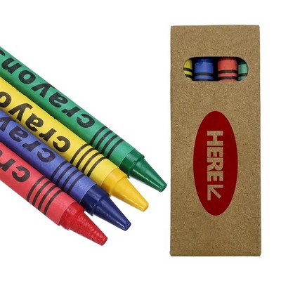 4-Color Non-Toxic Crayon Set for Safe and Fun Drawing(Ocean)