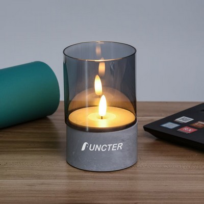 Electronic Candle W/ Flat Slit 3 x 5"